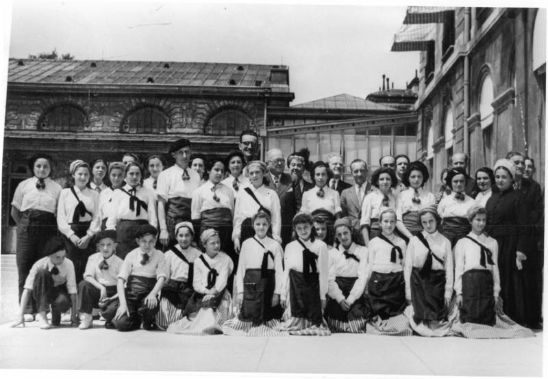 A 037 V Auriol CHORALE DE MURET ELYSEE 1950