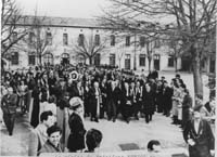 A 206 COLLEGE DE REVEL AVEC LES PROFESSEURS ET LE SPERSONNALITES 1947