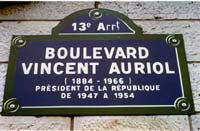 A 302  PLAQUE DE RUE