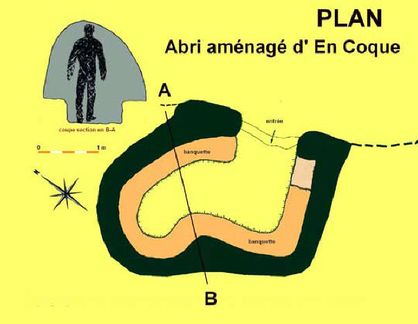 souterrain en coques