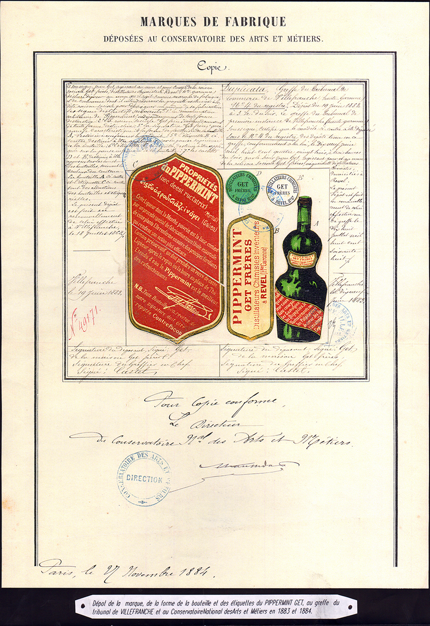 GET dossier BATIGNE grande affiches expo 67 W 1883 Jean GET ¢gé de 65 ans qui dirige l affaire avec l assistance d Auguste ASTOR confie la direction de la "fabrique" son gendre Louis GABOLDE