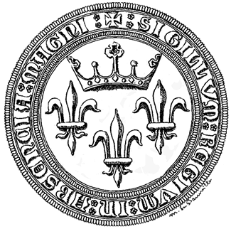 Sceau de Philippe VI de Valois orné du tétramorphe