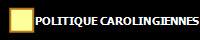 POLITIQUE CAROLINGIENNES